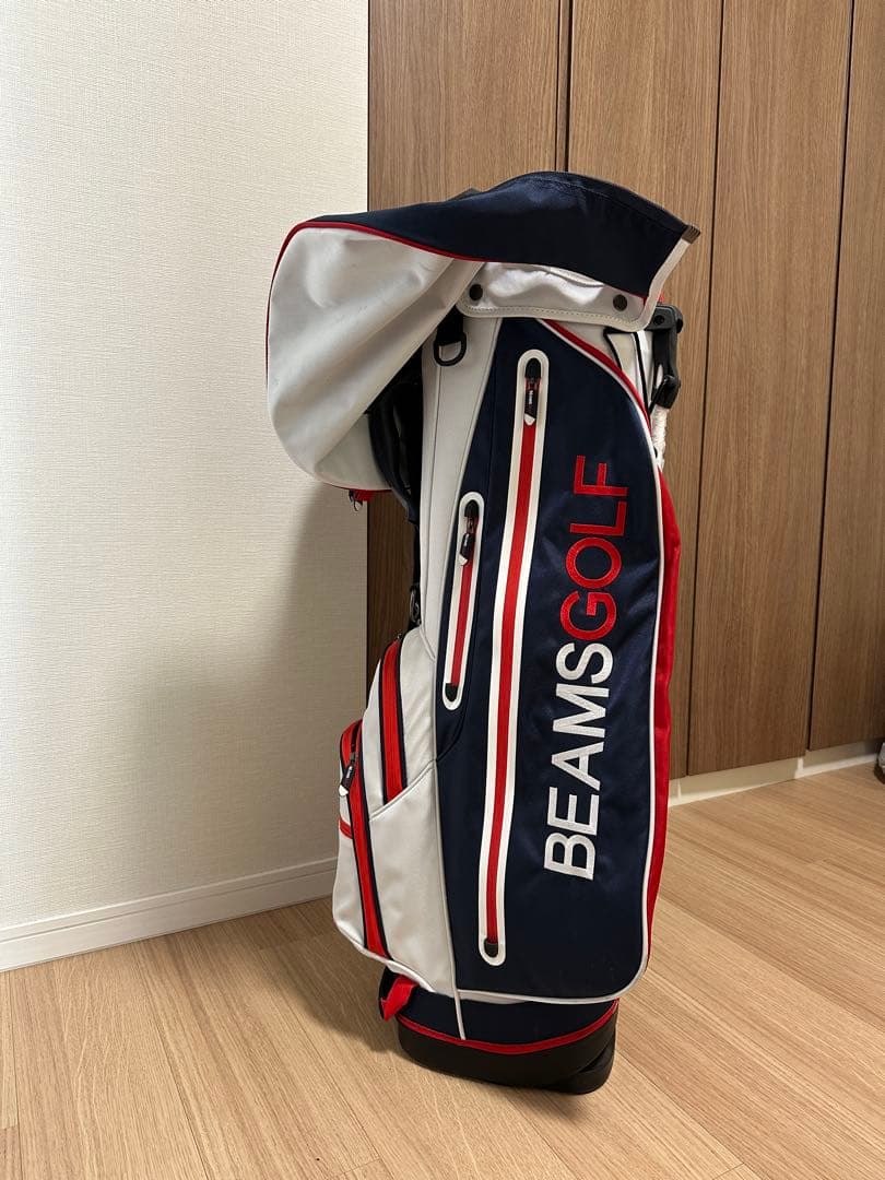BEAMS GOLF キャディバッグ スタンド付き