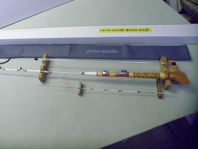 (1114-1)手作り筏竿(全長139cm)【￥22,000を￥15,000－】