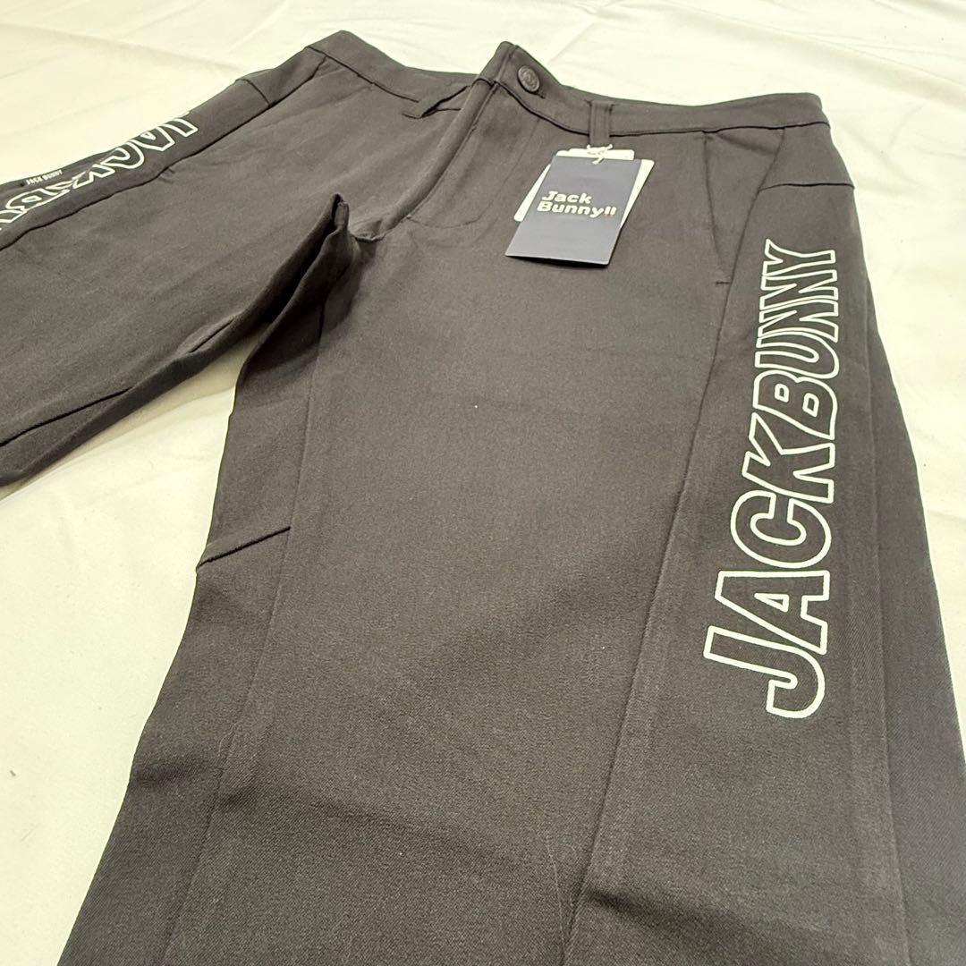 新品　ジャックバニー ストレッチパンツ ゴルフウェア 5サイズ　ブラック