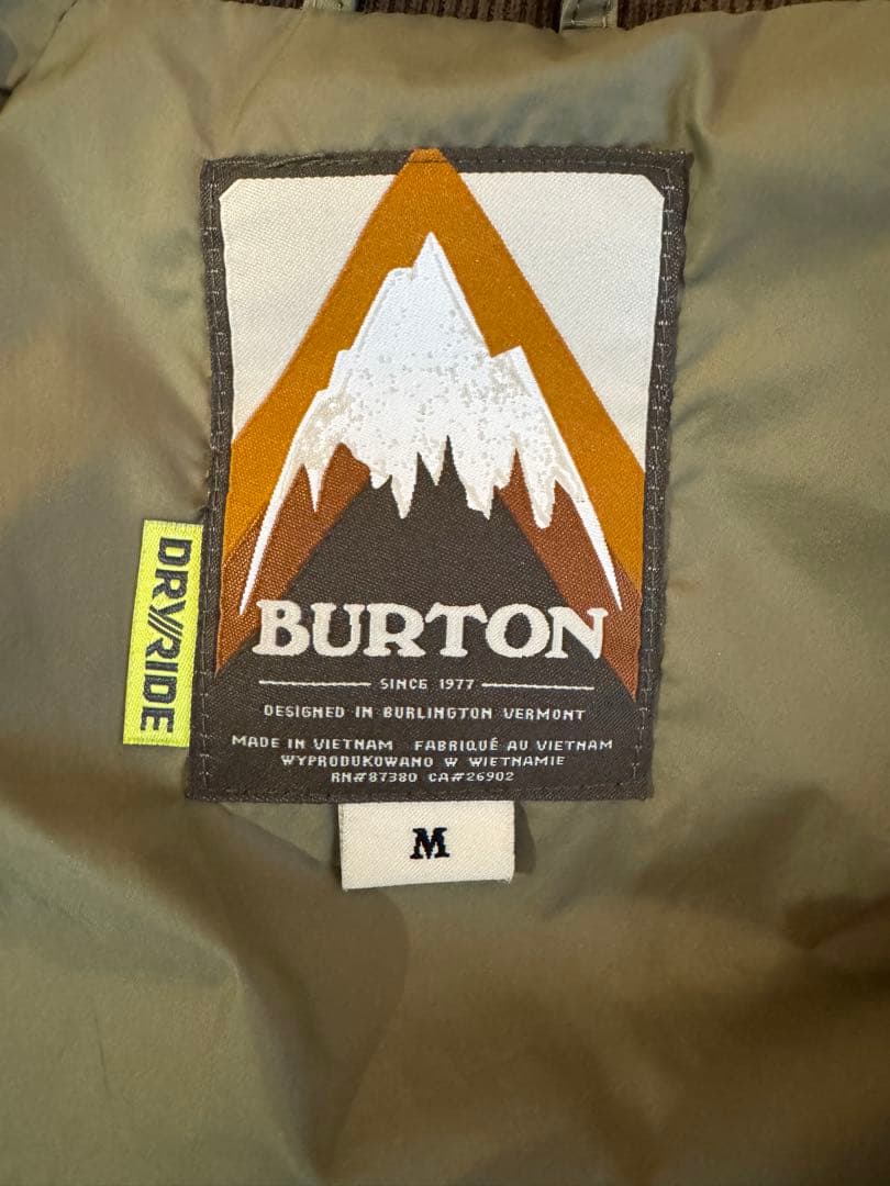 BURTON スノーボードジャケット M Service Anorak