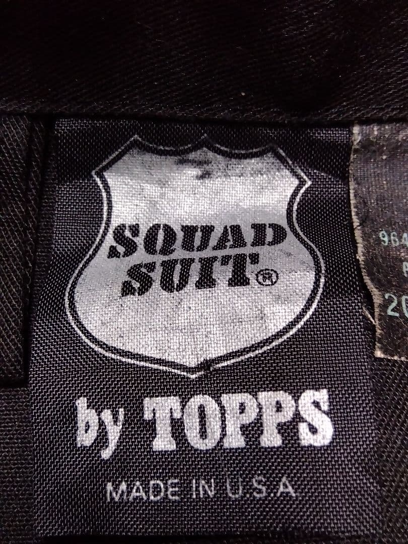 TOPPS社 SQUAD SUIT（SWAT） ブラックツナギused美品！