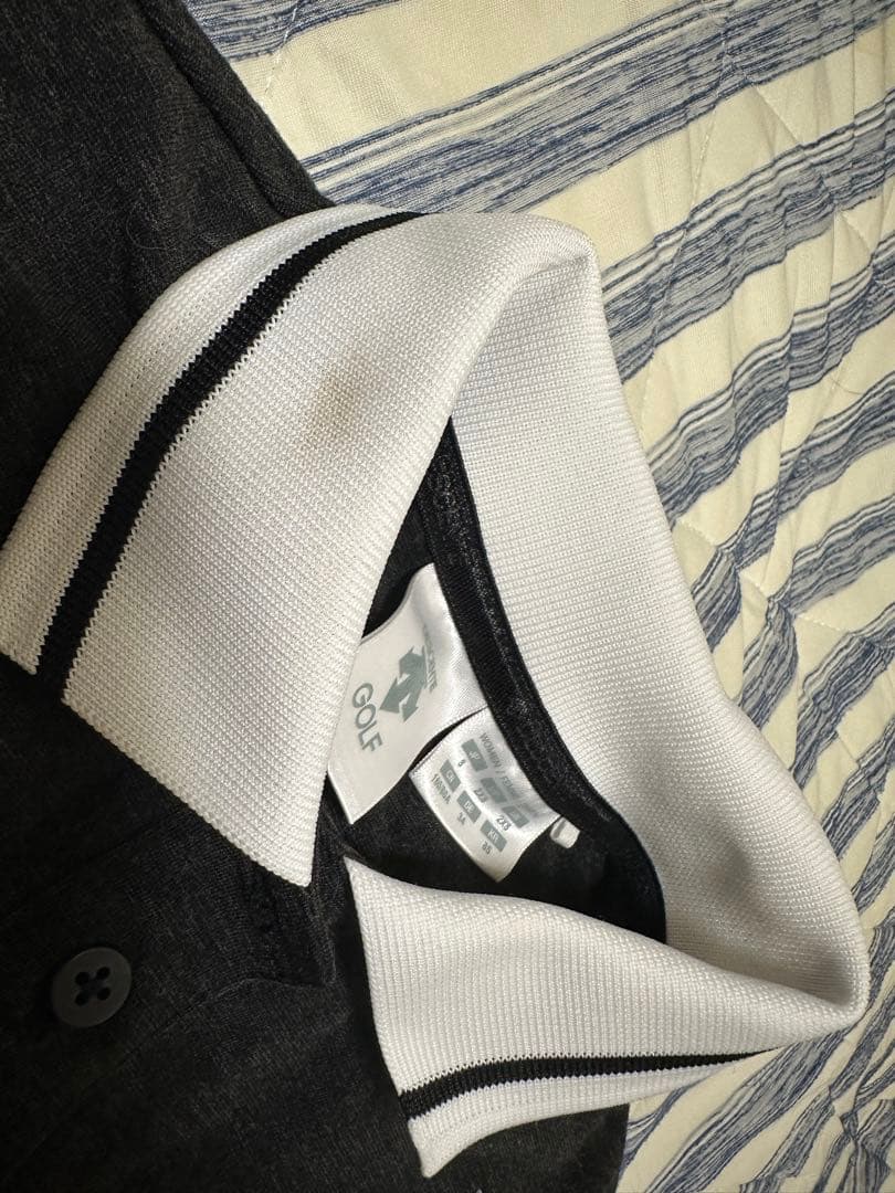 デサントゴルフ 長袖 ポロシャツ S DESCENTE GOLF