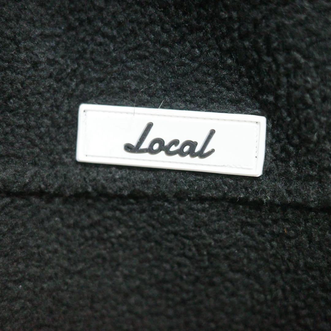 Local GOLF　Small Box Logo Fleece VEST 黒