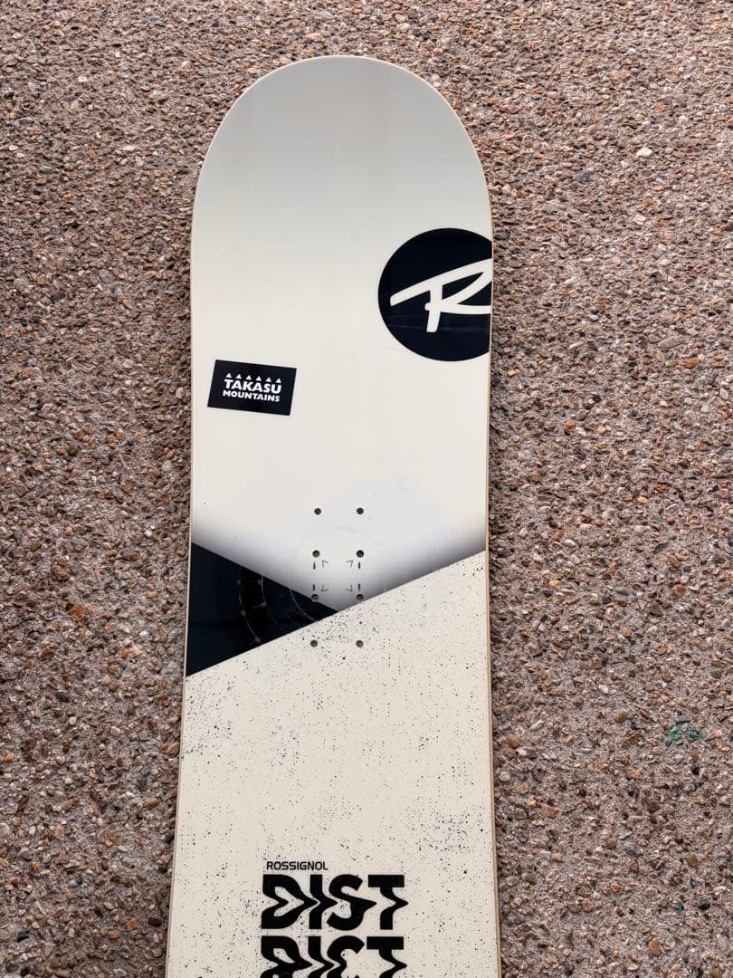 ROSSIGNOL DISTRICT 161 スノーボード板　黒白