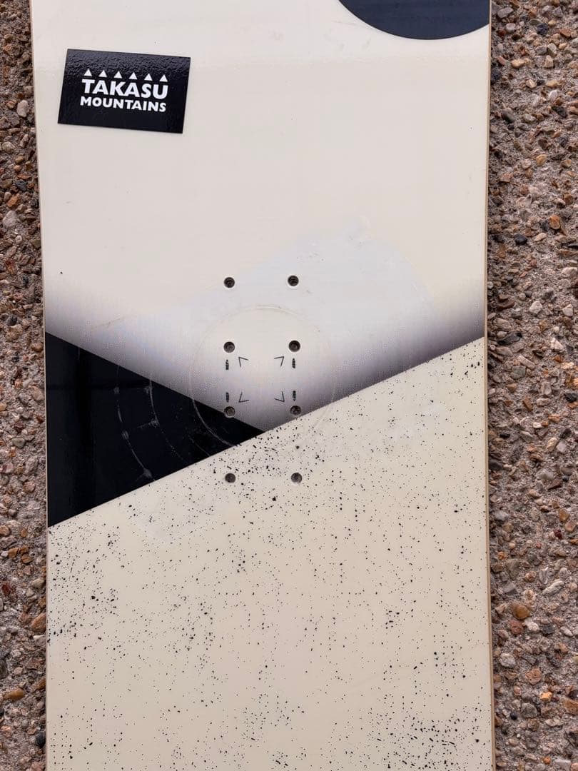 ROSSIGNOL DISTRICT 161 スノーボード板　黒白