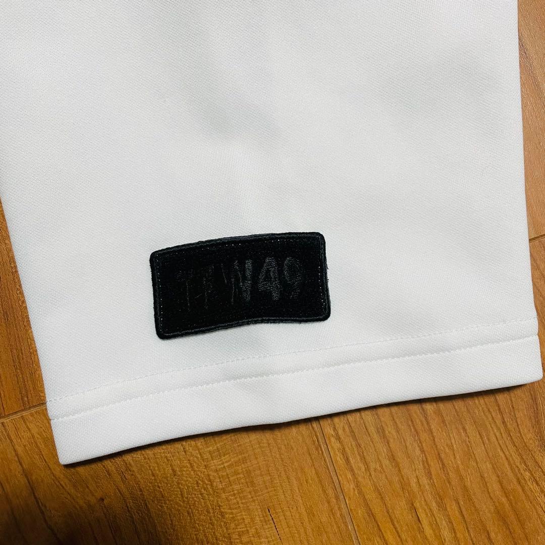 TFW49 モックネック　Tシャツ　ホワイト　L junhashimoto