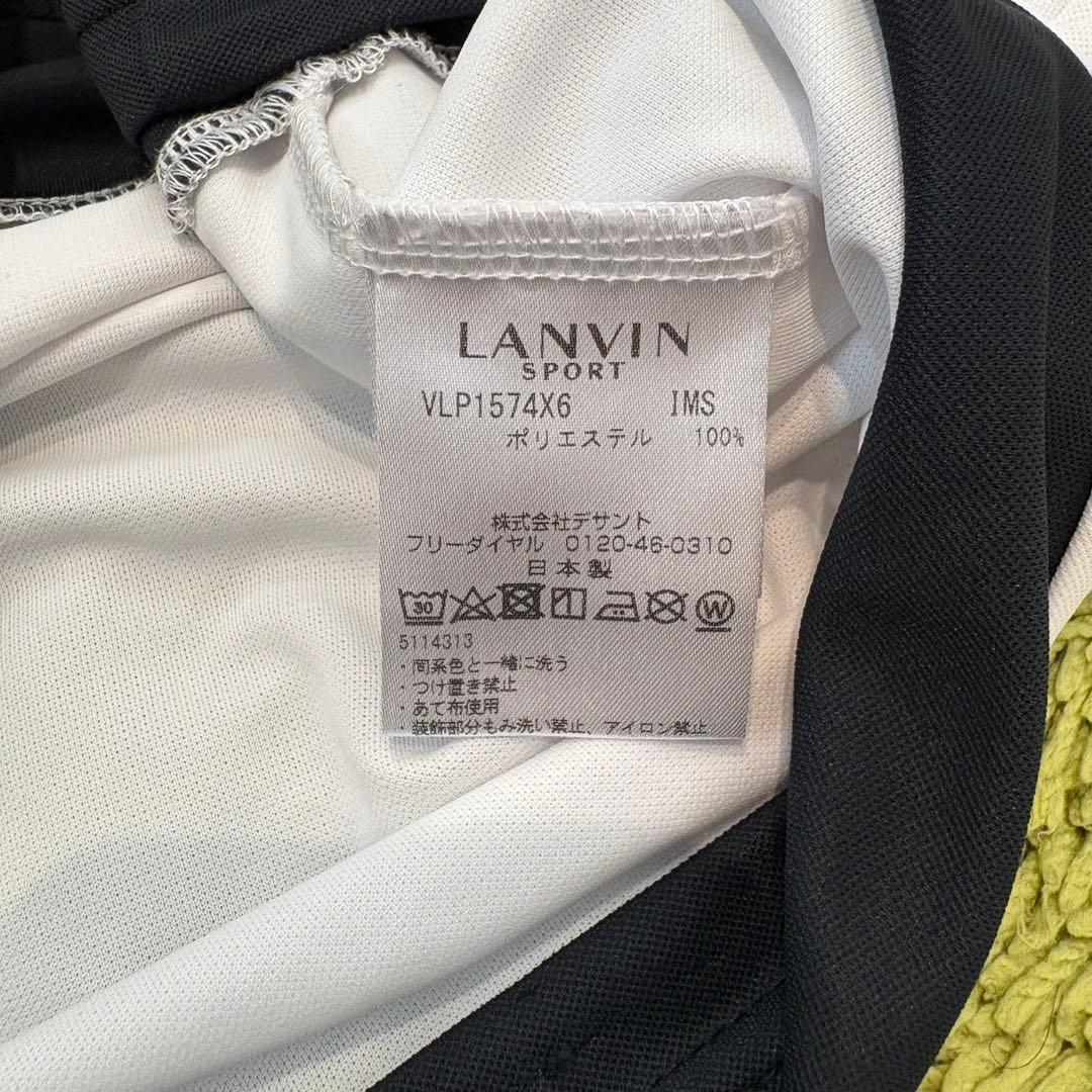 LANVIN SPORT ランバンスポール 半袖モックネック ポロシャツ 38
