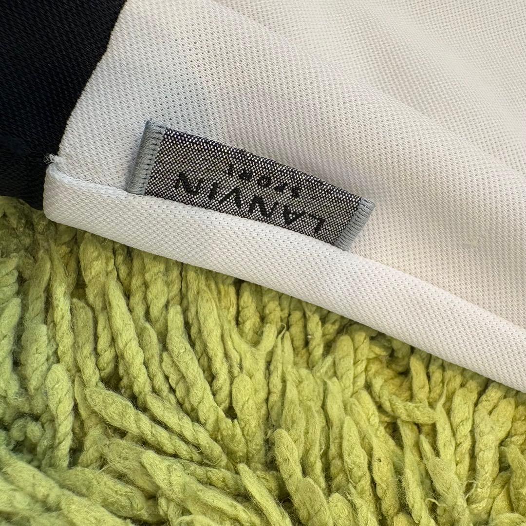 LANVIN SPORT ランバンスポール 半袖モックネック ポロシャツ 38