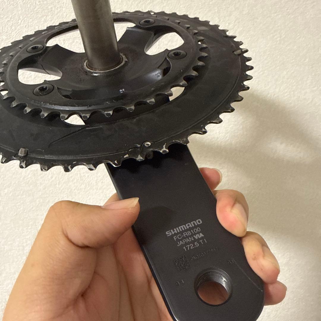 SHIMANO ULTEGRA FC-R81004iiiパワーメーター172.5