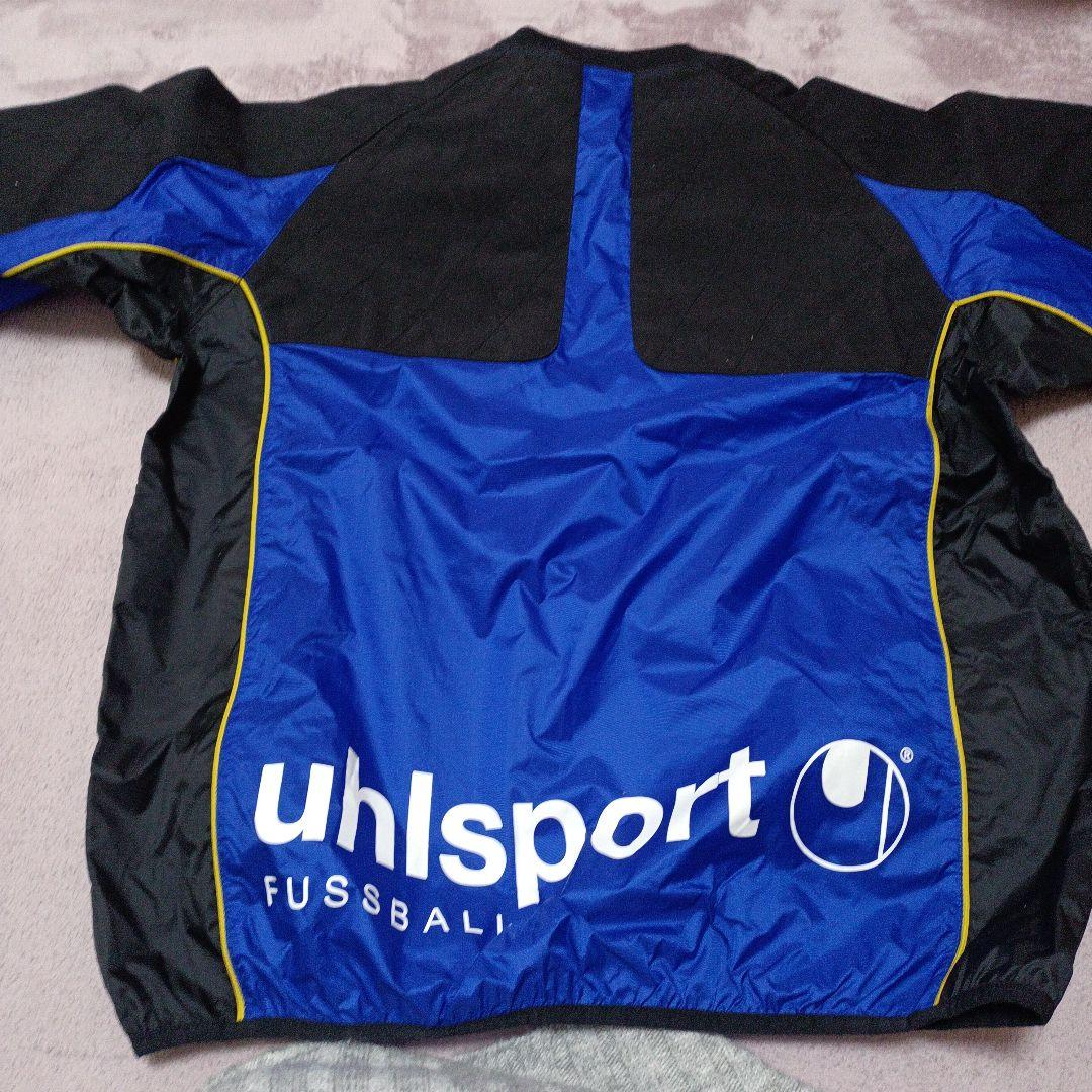 uhlsport ピステ・ウィンドブレーカー 青・黒