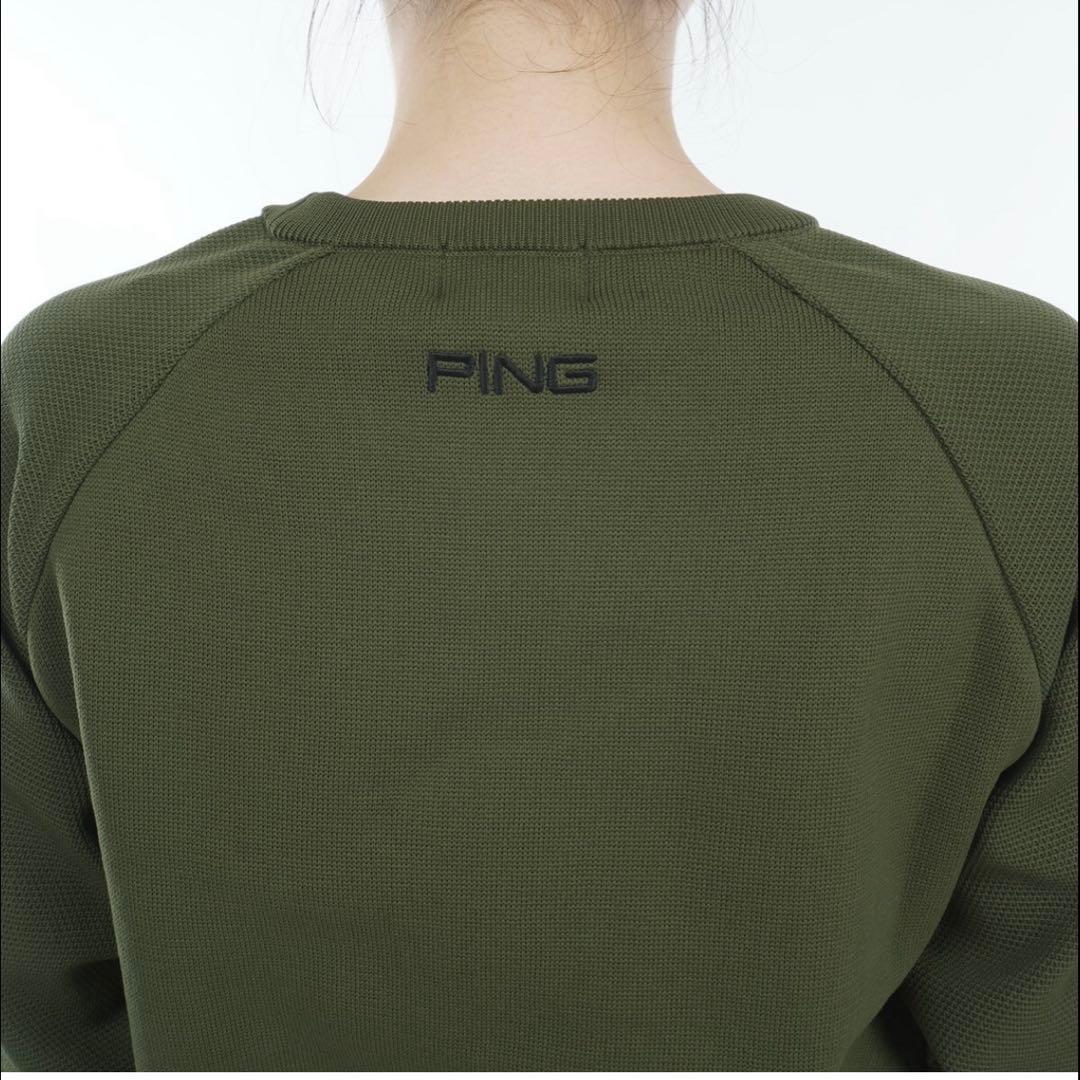 PING レディース セーター サイズLカーキ