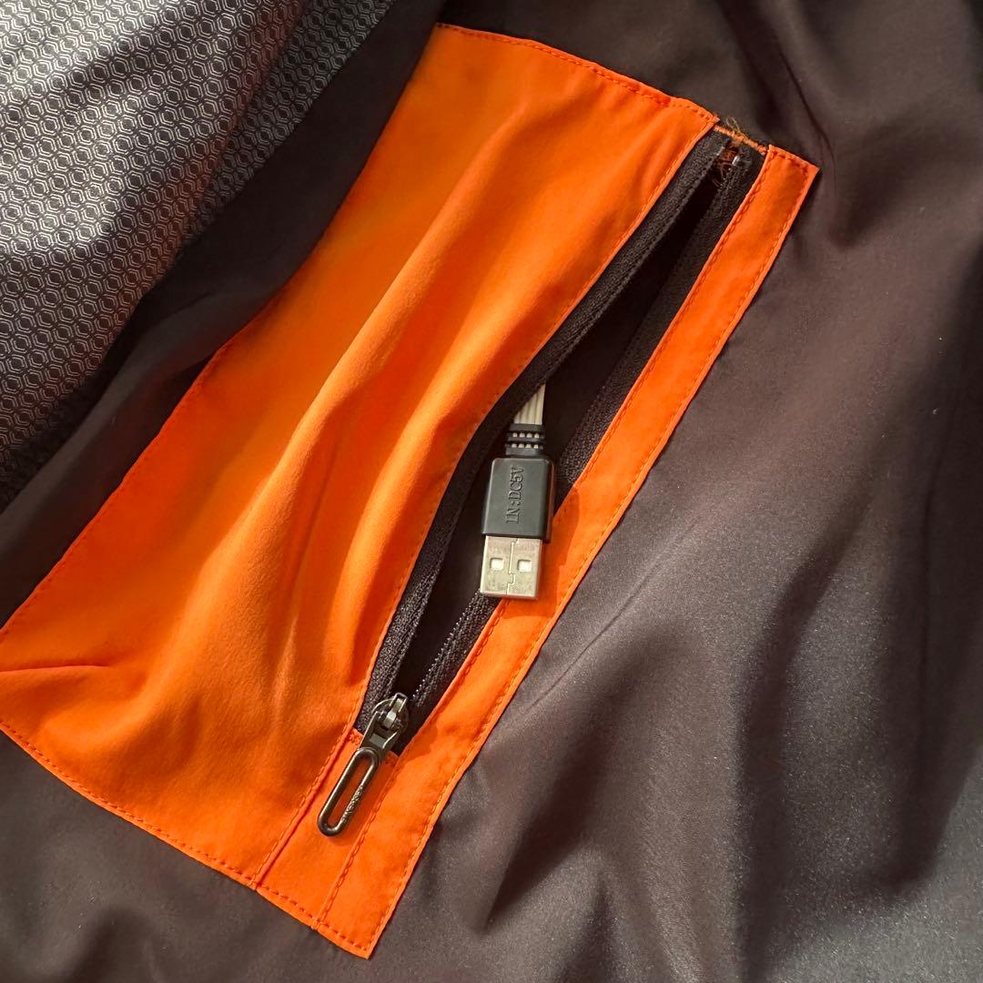 良品 DESCENTE GOLF モバイルサーモ 中わたジャケット メンズ 電熱