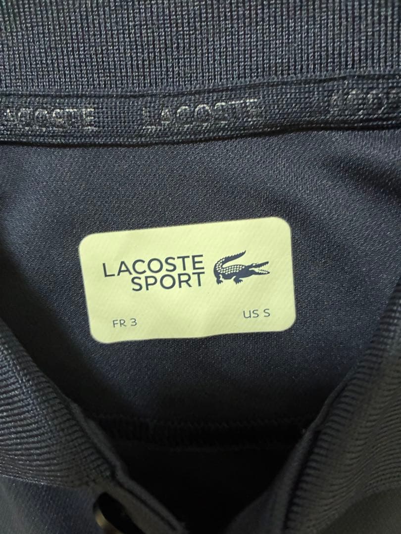 LACOSTE ストライプ ポロシャツ US S ジョコビッチ