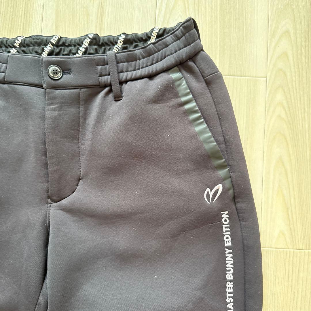 マスターバニー　パンツ　チャコールグレー　黒　M〜L相当　ジャージ　ジョガー　4