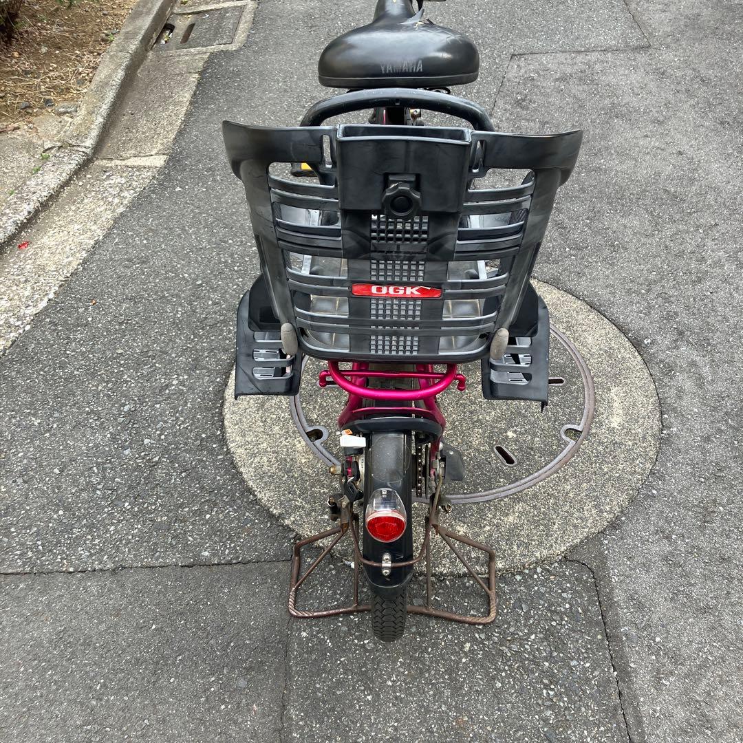 電動自転車　ピンク　ヤマハ