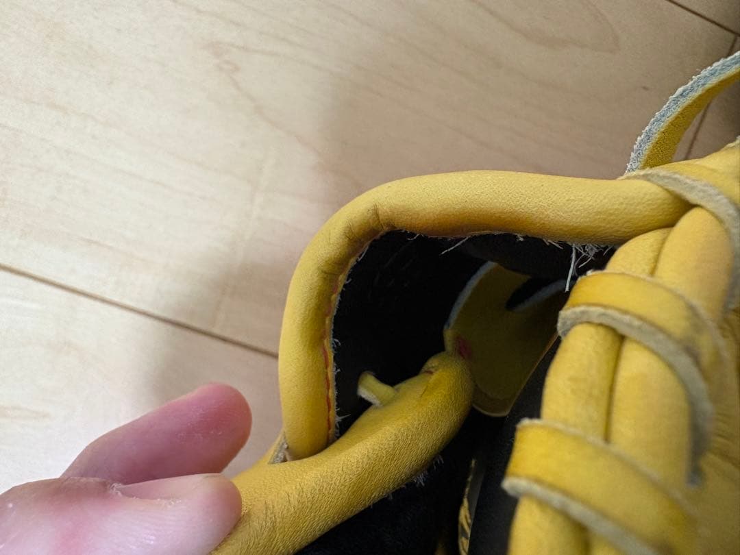 MizunoPro 硬式グローブ イエロー