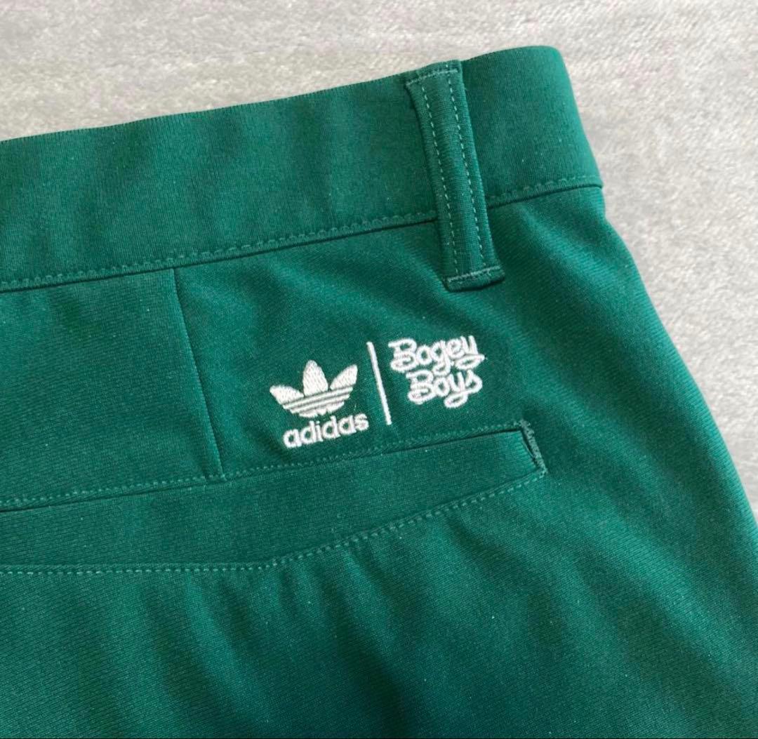 美品✨adidas × bogey boys トラウザーズ ゴルフパンツ 緑