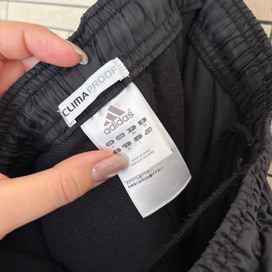 adidas アディダス 黒金 上下セットアップ ジャージ L