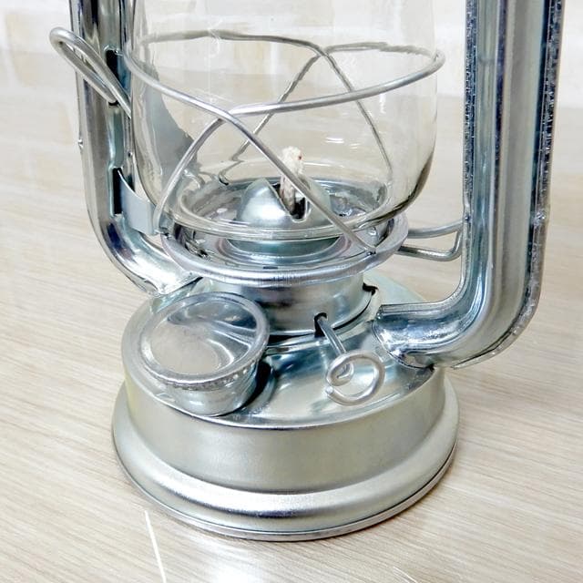 2点セット Silver 替芯4本付 ハリケーンランタン シルバー 銀 新品