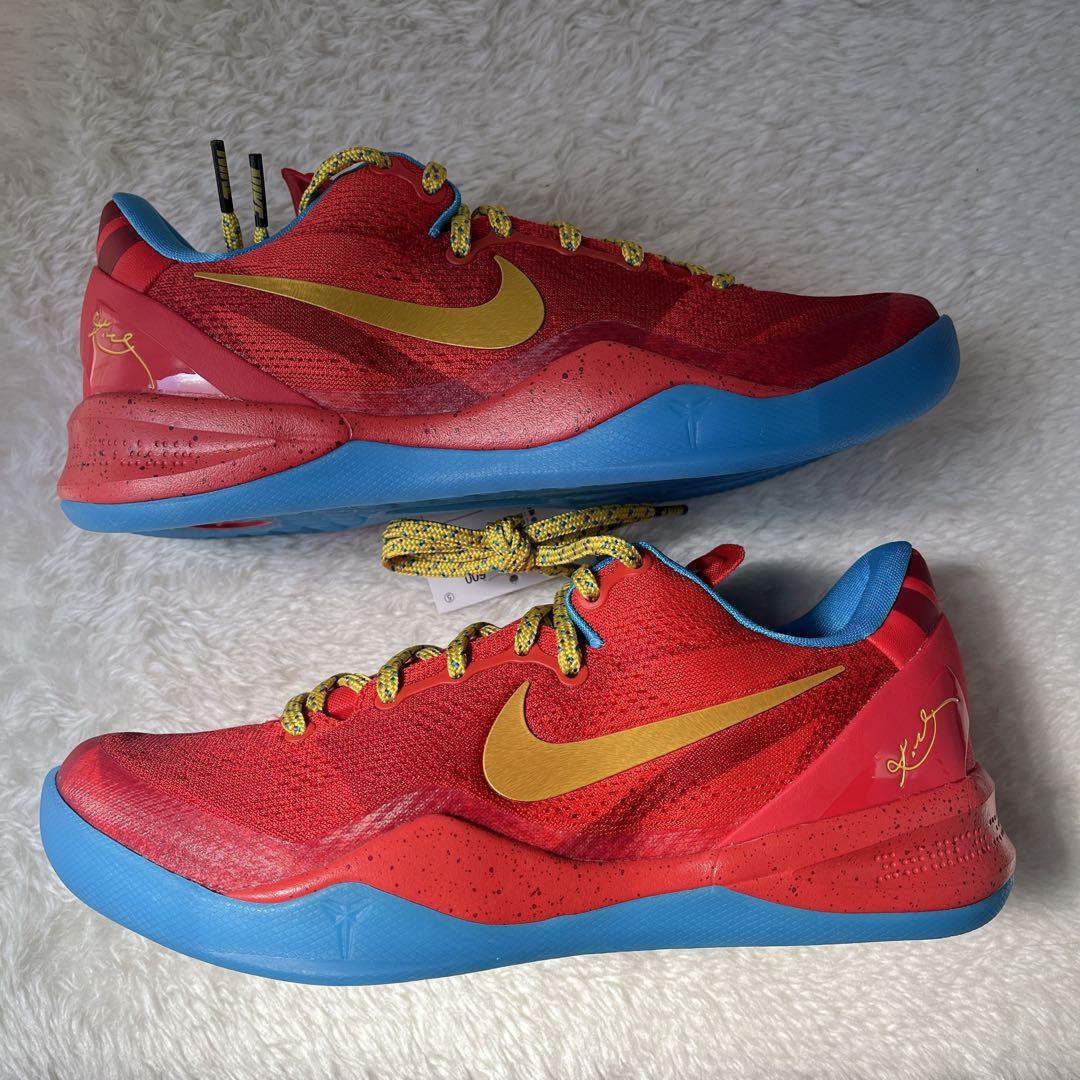 コービー8プロトロ　イヤーオブザホース　赤　バッシュ kobe8 25cm