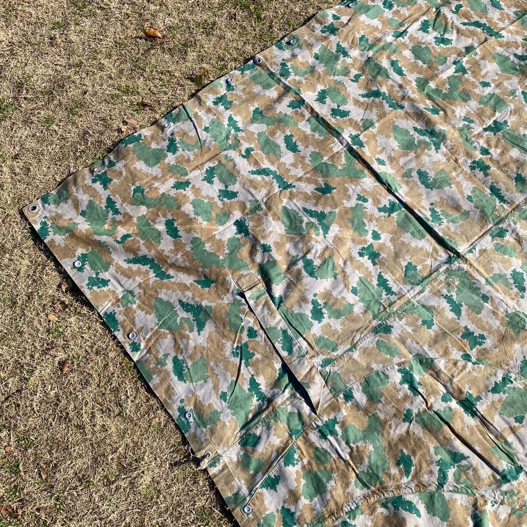 【超レア】東ドイツ軍　軍幕　フローラルカモ　ブルメンターンカモ　１枚