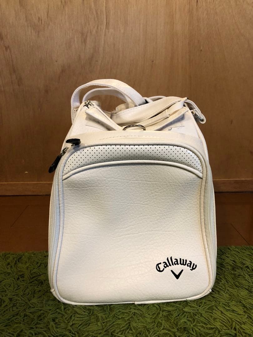 m*a様 Callaway ホワイトボストンバッグ