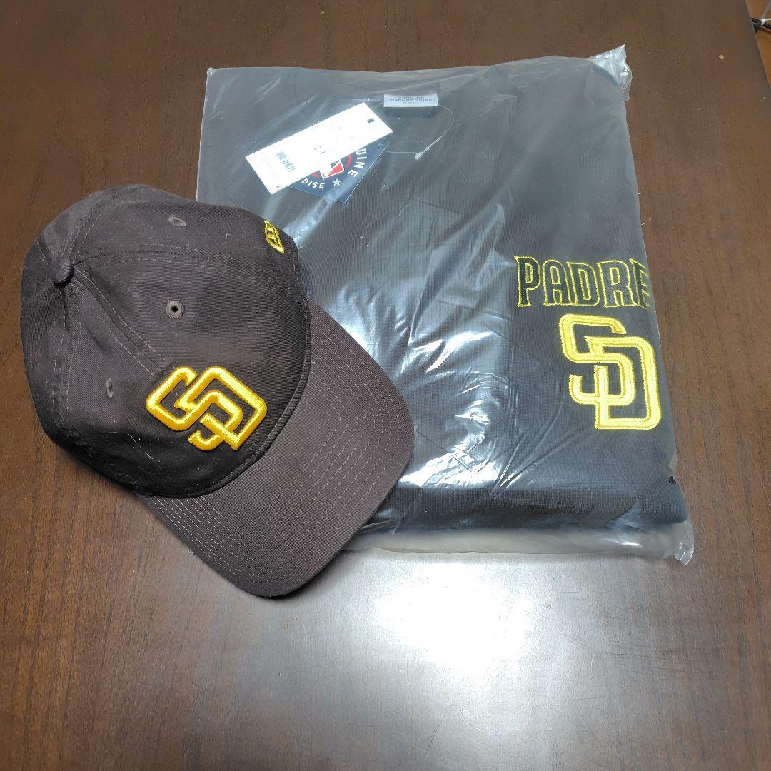 San Diego Padres ユニフォームとキャップセット L