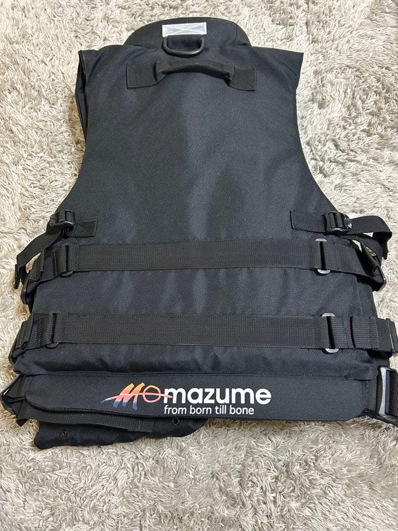 mazume ブラック ライフジャケット フリーサイズ