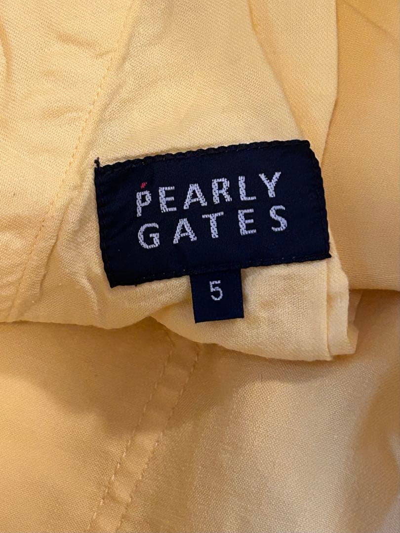PEARLYGATES＊GOLFパンツ/メンズ5/yellow①