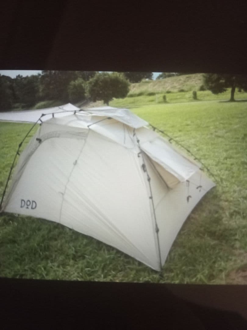 専用　DOD　バイクインテント　タンカラー、キャプテンスタッグEVAマット追加