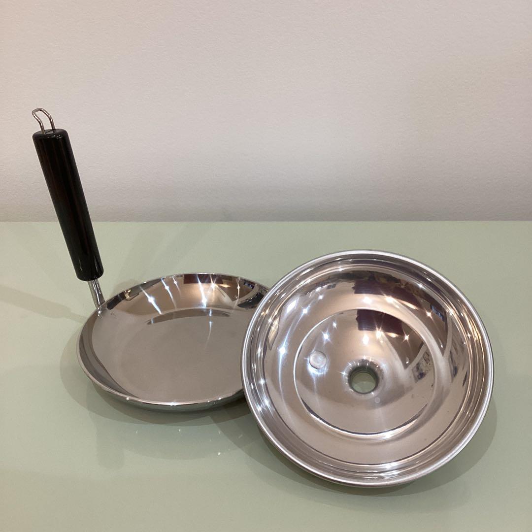 【宮崎製作所】　どんぶり用鍋(蓋付き) 両手鍋14cm IH対応