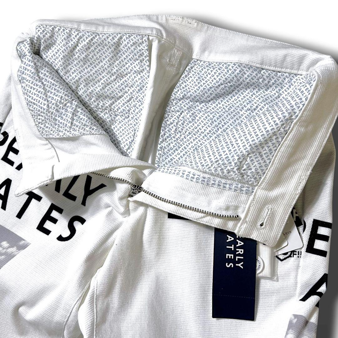 新品タグ付パーリーゲイツ 製品洗い加工 コラージュ レディースパンツ サイズ00