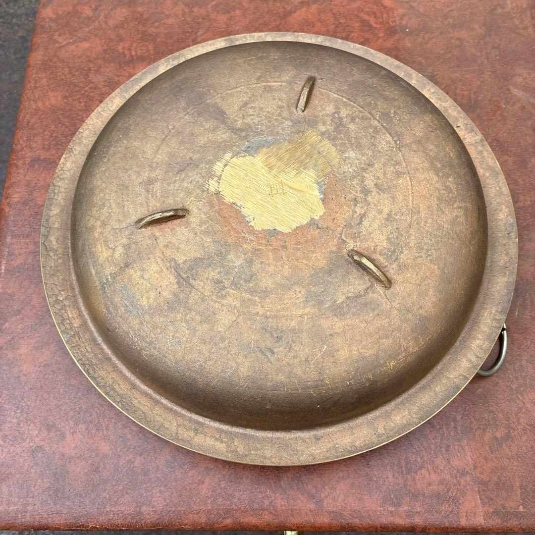 【平井鋳造所】 砲金 すき焼き鍋 内径約25cm 新品未使用 共箱付き 鋳物鍋
