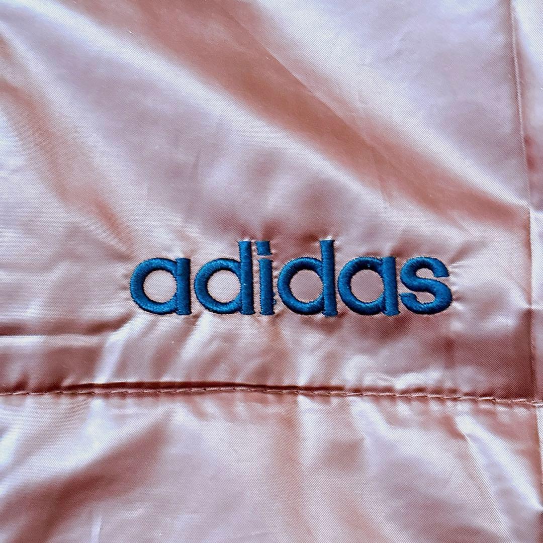 【希少】古着　adidas アディダス　ベンチコート　ユニセックス　茶　90s