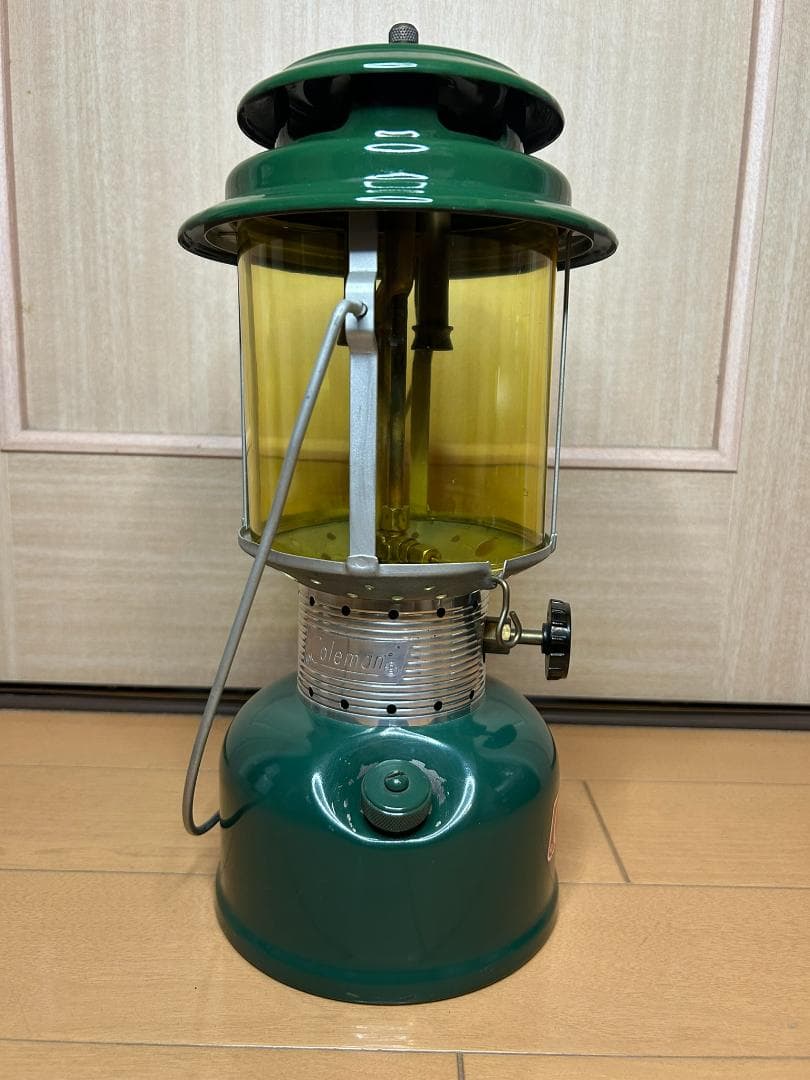 ★希少品★ Coleman 220F パテペン PYREX イエローグローブ