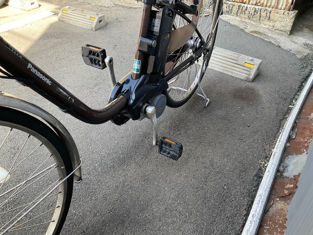パナソニック新機種電動アシスト自転車viviDX26インチブラウンボディー