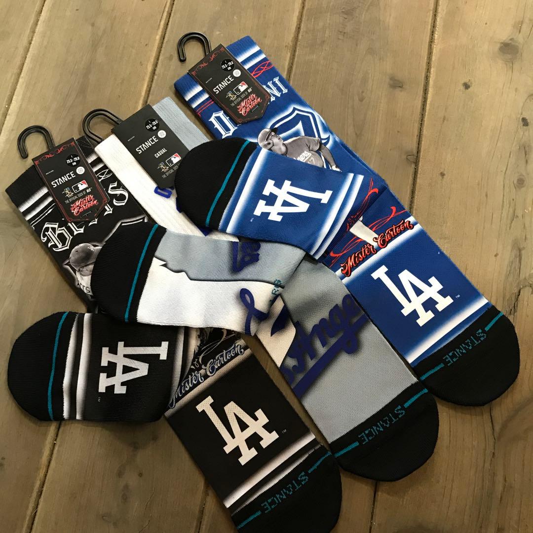 大谷、山本STANCE ロサンゼルス・ドジャース ソックス 3足セット