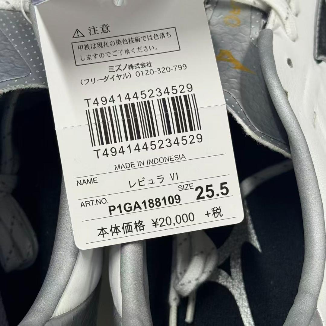 Mizuno ミズノ　レビュラ V1　P1GA188109　25.5cm