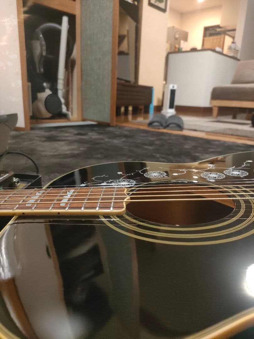 Epiphone EJ-200ブラック アコースティックギター物は美品