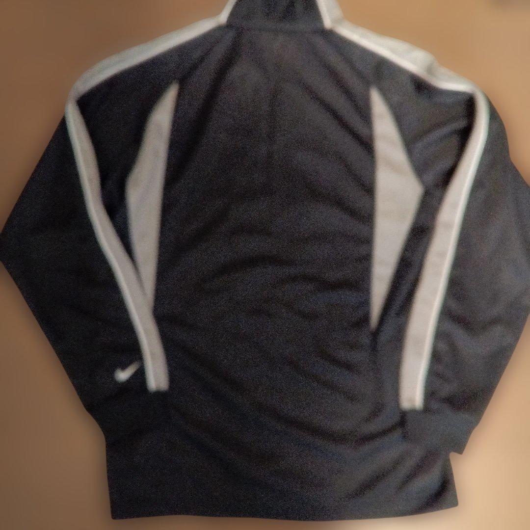 美品NIKEブラック地（ブラック×グレー） ジャージ上下セット サイズＳ