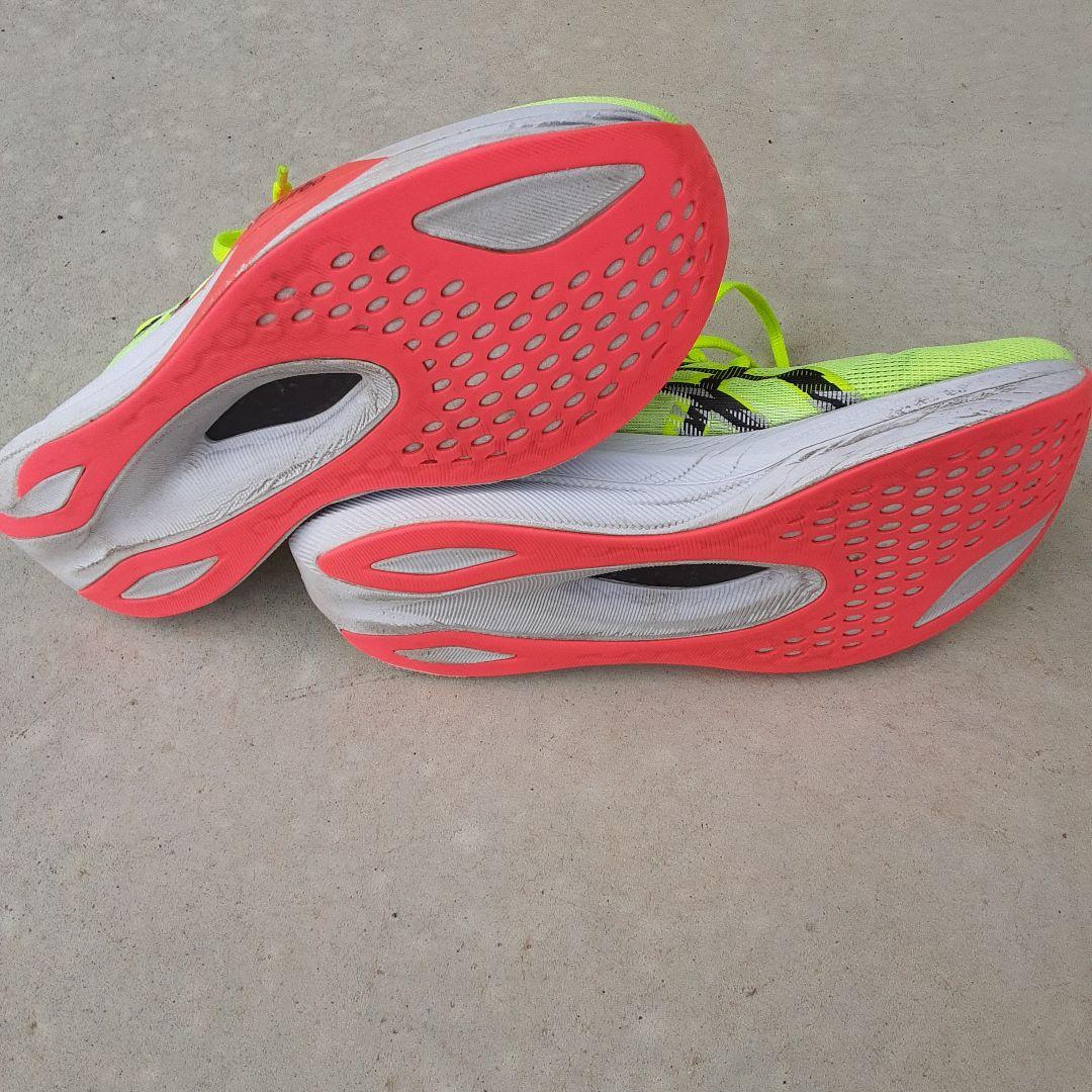 【除菌洗浄済】ASICS MAGIC SPEED4 蛍光イエロー 27.5cm