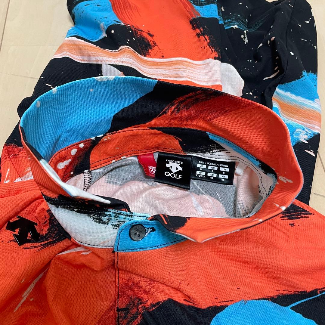 DESCENTE GOLF デサントゴルフ ウェア シャツ 書道家 万美