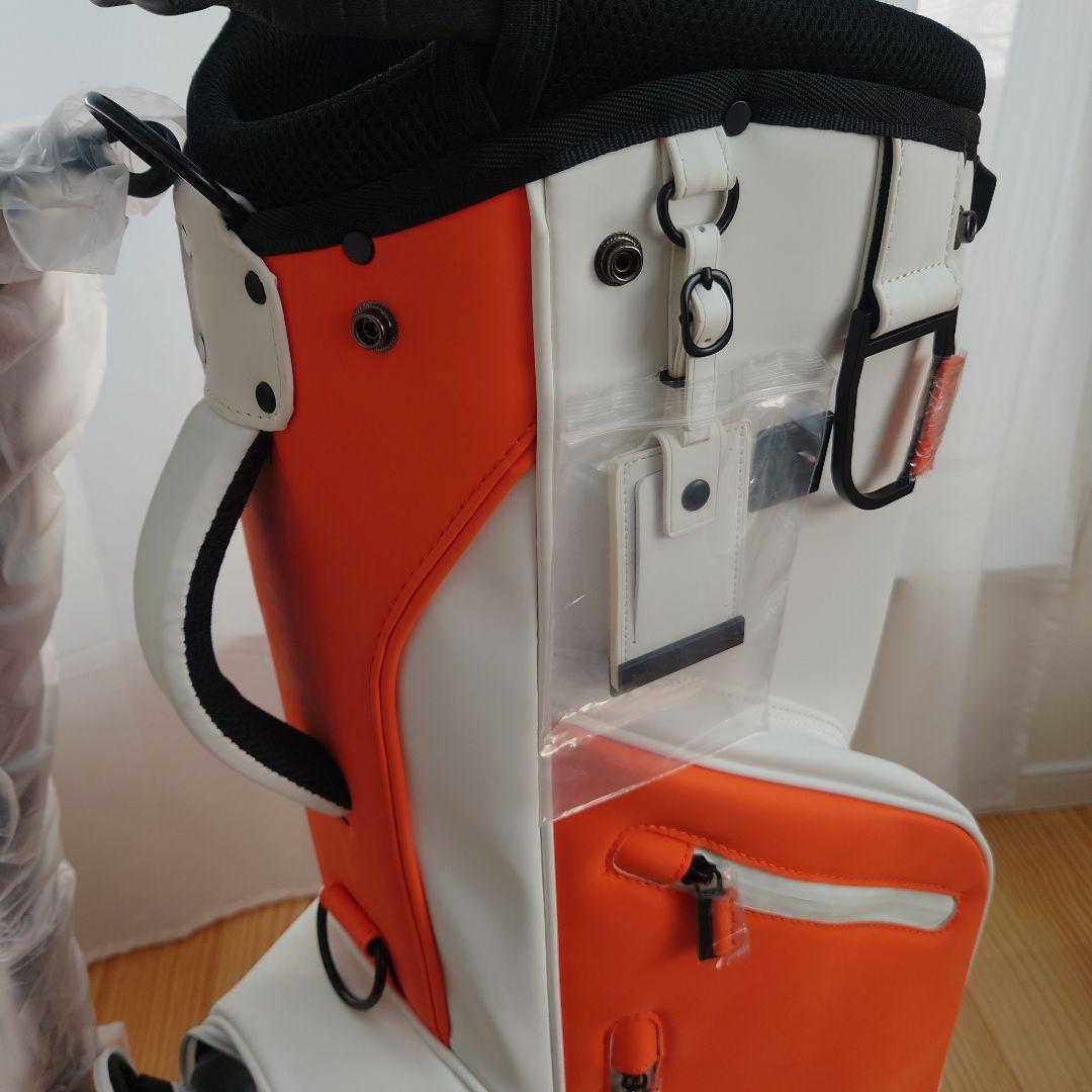 DeMacGregor golfオレンジ/ホワイト キャディバッグ新品未使用品