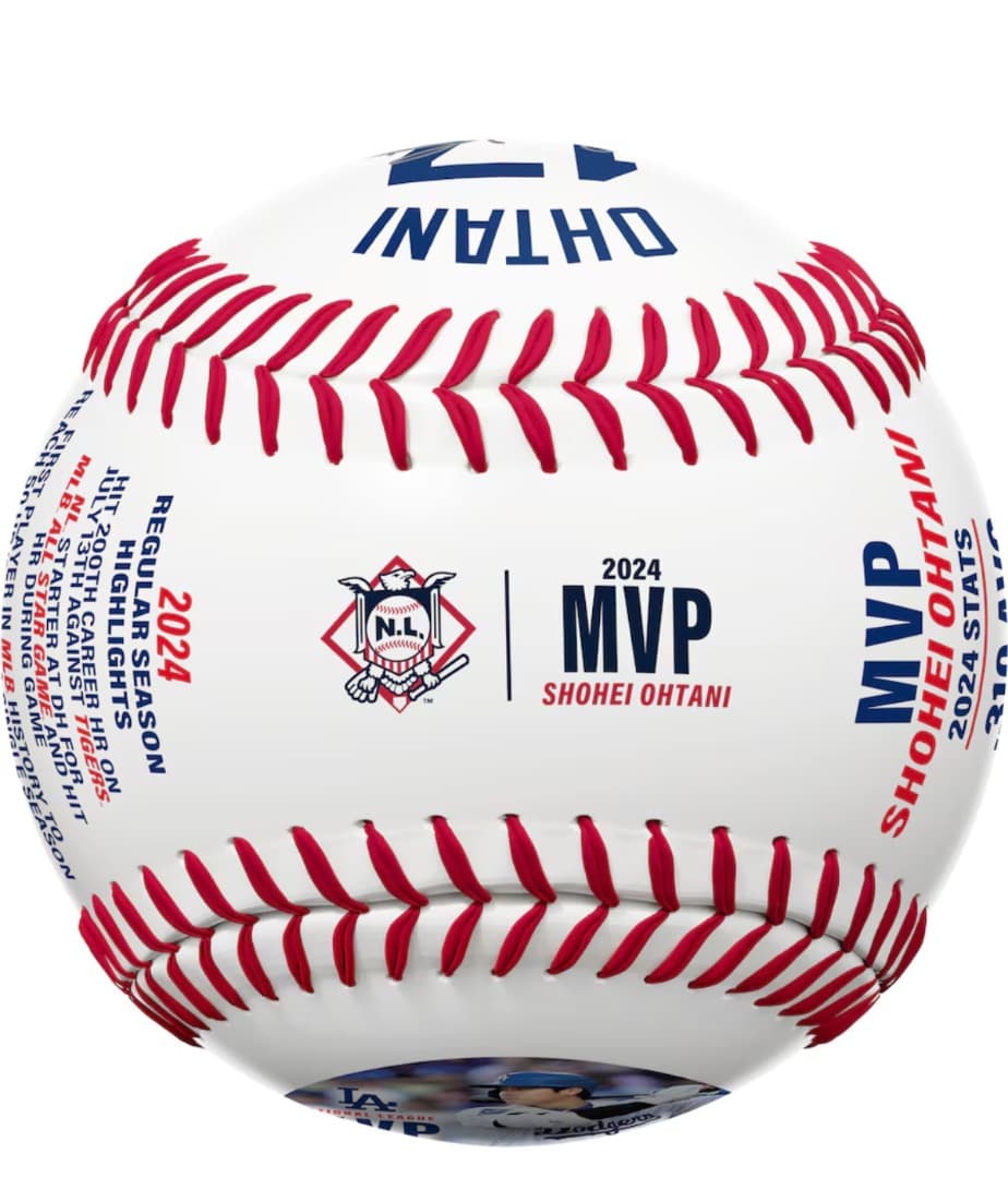 値下げ！【日本未発売】ドジャース 大谷翔平 2024 MVP記念ボール　開幕戦