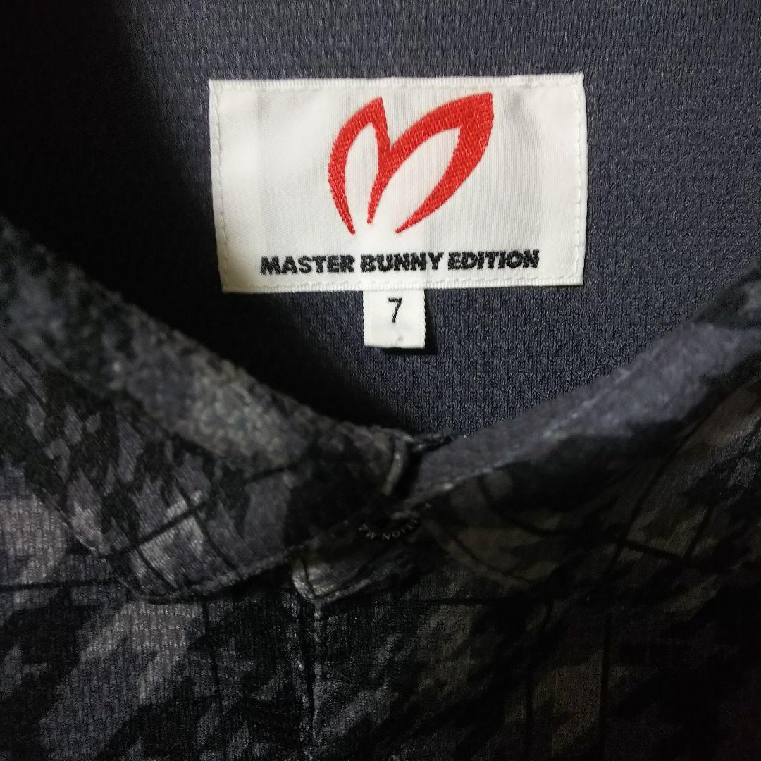 MASTER BUNNY EDITION 　マスターバニー　千鳥柄　ポロシャツ