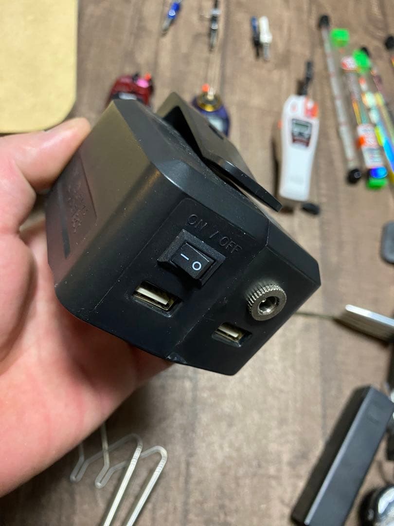 ワカサギ　電動リール　魚群探知機　まとめて