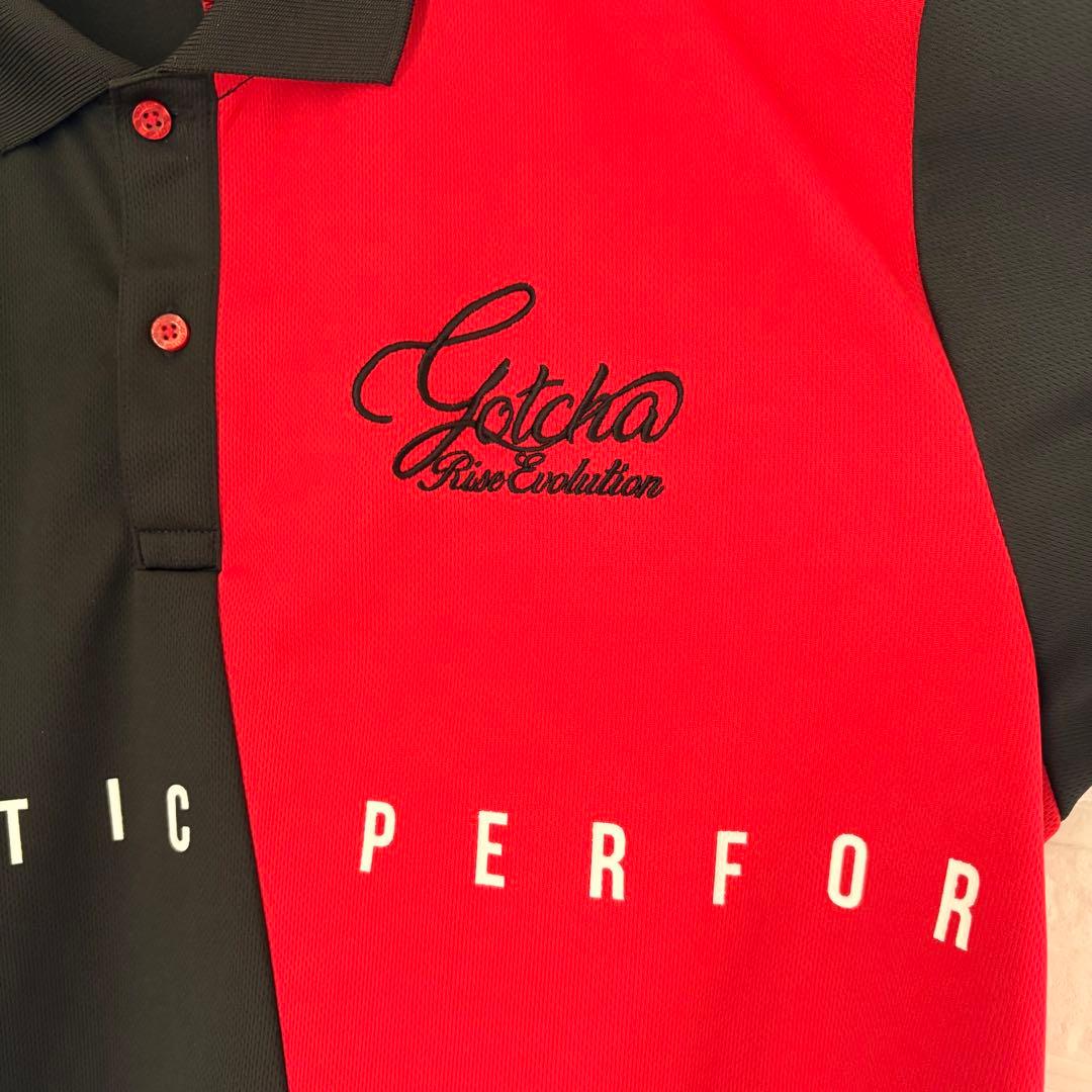 【美品】GOTCHA GOLF ガッチャ 吸汗速乾 半袖ポロシャツ XXXL