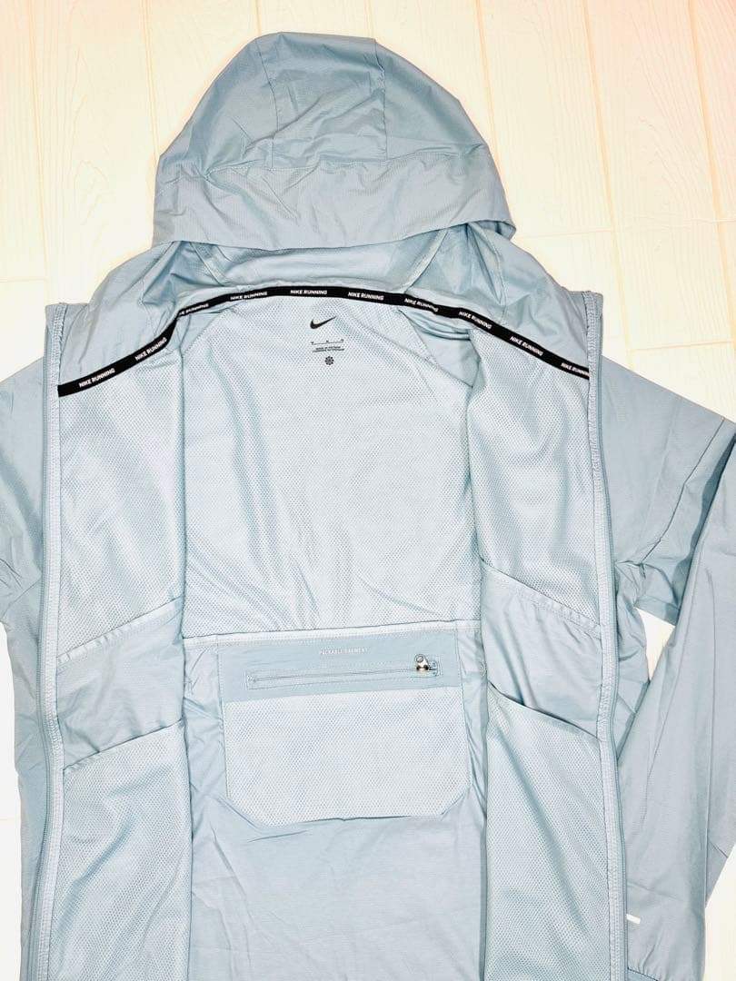 ナイキNIKE ウィンドブレーカー メンズ ランニング FB7541 ブルー新品