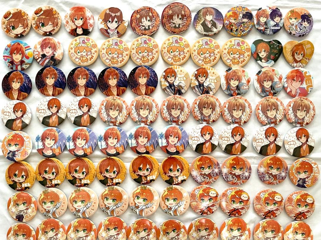 【値下げ！】◆すとぷり ジェルくん 缶バッジ 130個まとめ売り ◆