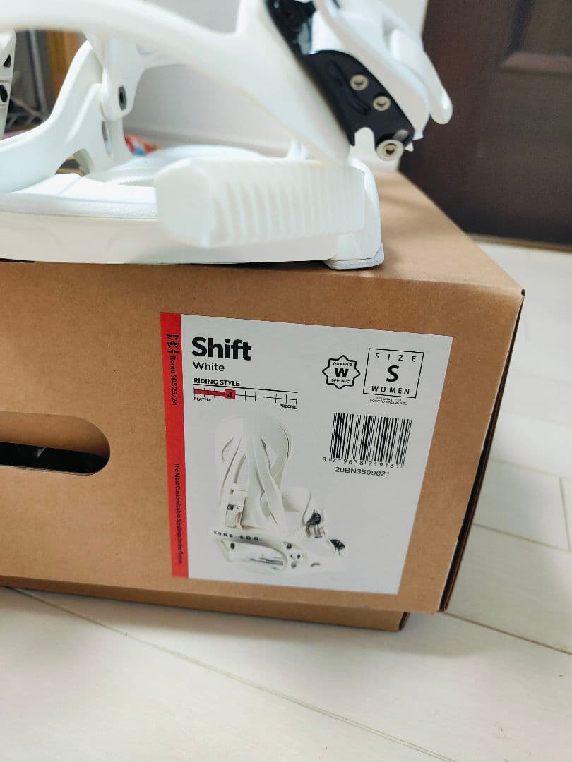 Shift ホワイト ビンディング Sサイズ